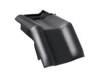 Braas Rubin 13V Mansard-Ortgangziegel links (8214249) Seidenmatt Royalgrau