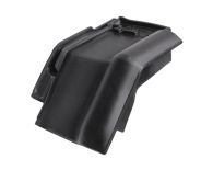 Braas Rubin 13V Mansard-Ortgangziegel rechts (7914157) Matt Graphitgrau