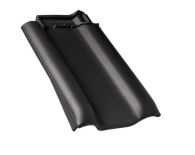 Braas Rubin 13V Ortgangziegel links (8210121) Matt Anthrazit