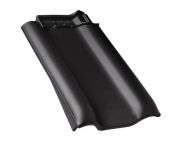 Braas Rubin 13V Ortgangziegel links (7910157) Matt Graphitgrau