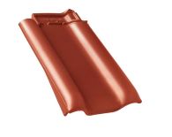 Braas Rubin 13V Ortgangziegel links (8210116) Seidenmatt Herbstrot