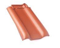 Braas Rubin 13V Ortgangziegel links (8210100) Matt Naturrot