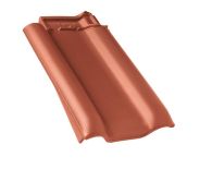 Braas Rubin 13V Ortgangziegel links (8210103) Matt Kupferrot