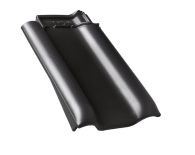 Braas Rubin 13V Ortgangziegel links (8210149) Seidenmatt Royalgrau