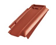 Braas Rubin 13V Ortgangziegel rechts (8210016) Seidenmatt Herbstrot