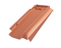 Braas Rubin 13V Ortgangziegel rechts (8210000) Matt Naturrot