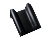 Braas Rubin 13V Pult-Doppelwulstziegel (8212647) Hochglanz Brillantschwarz