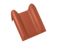 Braas Rubin 13V Pult-Doppelwulstziegel (8212603) Matt Kupferrot