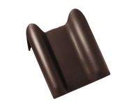 Braas Rubin 13V Pult-Doppelwulstziegel (8212646) Seidenmatt Teak