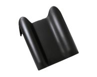 Braas Rubin 13V Pult-Doppelwulstziegel (8212619) Seidenmatt Tiefschwarz