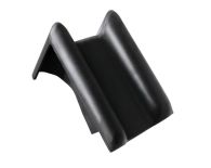 Braas Rubin 13V Pultortgangziegel links (8212519) Seidenmatt Tiefschwarz