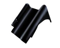 Braas Rubin 13V Pultortgangziegel rechts (8212447) Hochglanz Brillantschwarz