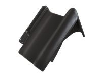 Braas Rubin 13V Pultortgangziegel rechts (8212449) Seidenmatt Royalgrau