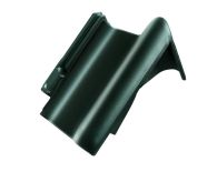 Braas Rubin 13V Pultortgangziegel rechts (8212410) Hochglanz Tanne