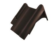 Braas Rubin 13V Pultortgangziegel rechts (8212446) Seidenmatt Teak