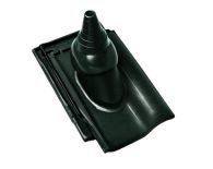 Braas Rubin 13V Ton-Antennenziegel (8229110) Hochglanz Tanne