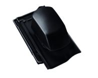 Braas Rubin 13V Ton-Sanilüfter (8229047) Hochglanz Brillantschwarz