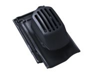 Braas Rubin 13V Ton-Sanilüfter (8228647) Hochglanz Brillantschwarz