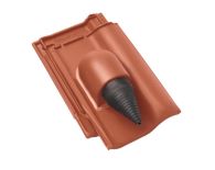 Braas Rubin 13V Ton-Solar-/Kabeldurchgang (8229303) Matt Kupferrot