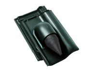 Braas Rubin 13V Ton-Solar-/Kabeldurchgang (8229310) Hochglanz Tanne