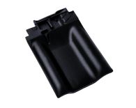 Braas Rubin 13V Firstanschluss-Doppelwulst (8209347) Hochglanz Brillantschwarz