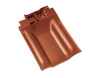 Braas Rubin 13V Firstanschluss-Doppelwulst (8209316) Seidenmatt Herbstrot