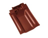 Braas Rubin 13V Firstanschluss-Doppelwulst (8209306) Seidenmatt Kastanie