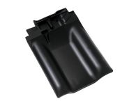 Braas Rubin 13V Firstanschluss-Doppelwulst (8209319) Seidenmatt Tiefschwarz