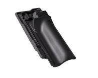 Braas Rubin 13V Firstanschlussziegel halb (8209421) Matt Anthrazit