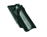 Braas Rubin 13V Firstanschlussziegel halb (8209410) Hochglanz Tanne