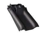 Braas Rubin 13V Firstanschluss-Ortgang links (8209221) Matt Anthrazit