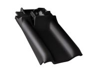 Braas Rubin 13V Firstanschluss-Ortgang links (7909257) Matt Graphitgrau