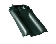 Braas Rubin 13V Firstanschluss-Ortgang links (8209210) Hochglanz Tanne