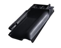 Braas Rubin 13V Firstanschluss-Ortgang rechts (8209147) Hochglanz Brillantschwarz