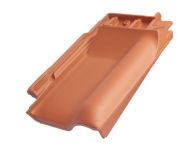 Braas Rubin 13V Firstanschluss-Ortgang rechts (8209100) Matt Naturrot