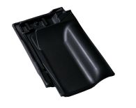 Braas Rubin 13V Firstanschlussziegel (8209047) Hochglanz Brillantschwarz