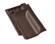 Braas Rubin 13V Firstanschlussziegel (8209031) Matt Dunkelbraun