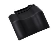 Braas Rubin 9V Mansard-Doppelwulstziegel (8614941) Matt vulkanschwarz