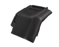 Braas Rubin 9V Mansard-Ortgangziegel rechts (8614108) Matt anthrazit