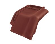 Braas Rubin 9V Mansard-Ortgangziegel rechts (8614140) Matt lavarot