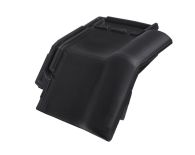 Braas Rubin 9V Mansard-Ortgangziegel rechts (8614141) Matt vulkanschwarz