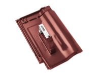 Braas Rubin 9V Modulstütze mit Grundpfanne (8629540) Matt lavarot