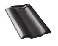 Braas Rubin 9V Ortgangziegel links (8610149) Seidenmatt royalgrau