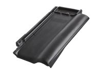 Braas Rubin 9V Ortgangziegel rechts (8610049) Seidenmatt royalgrau