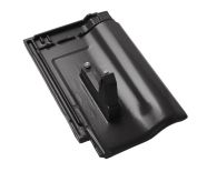 Braas Rubin 9V Sicherheitspfanne ohne Bügel (512649) Seidenmatt royalgrau