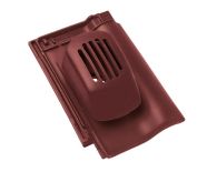 Braas Rubin 9V Ton-Sanilüfter offen (8628640) Matt lavarot