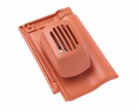 Braas Rubin 9V Ton-Sanilüfter offen (8628600) Matt naturrot