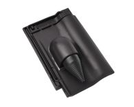 Braas Rubin 9V Ton-Solar- Kabeldurchgang (8629308) Matt anthrazit