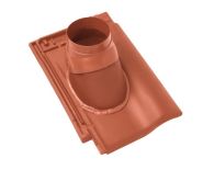 Braas Rubin 9V Ton-Abgasrohrdurchgang (8628703) Matt kupferrot