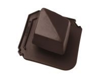 Braas Smaragd Ton-Sanilüfter (7014152) teak